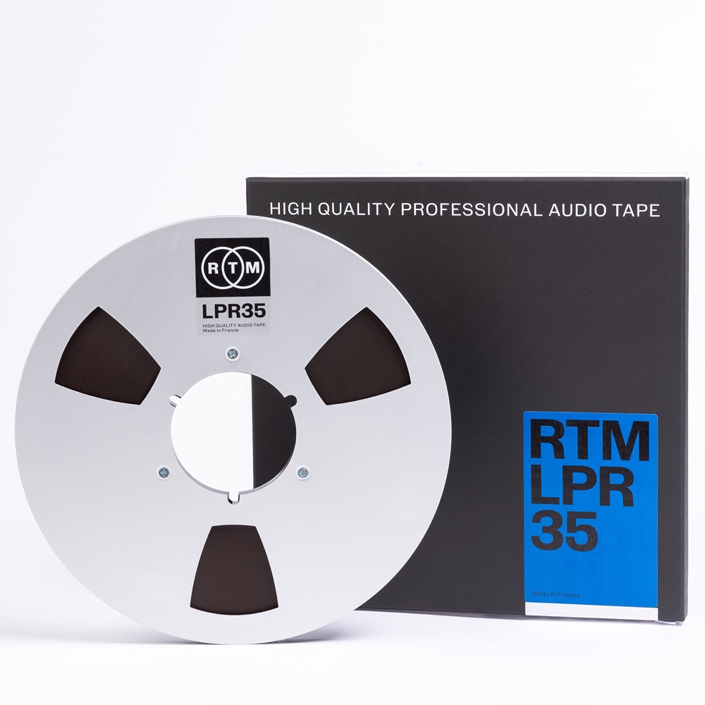 RTM LPR35 long-play tape on a reel